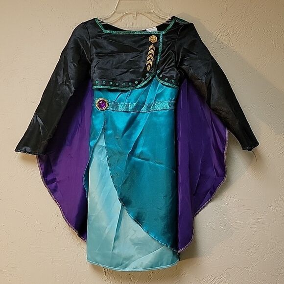 DISNEY FROZEN II PRINCESS ANNA GOWN, SIZE 4-6X - Picture 1 of 4